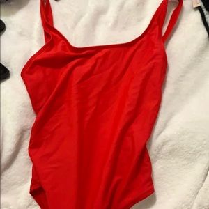 ZAFUL RED ONE PIECE LOW BACK